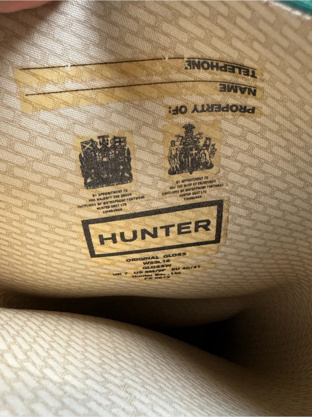 Hunter Dark Teal Tall Waterproof Rain Boots